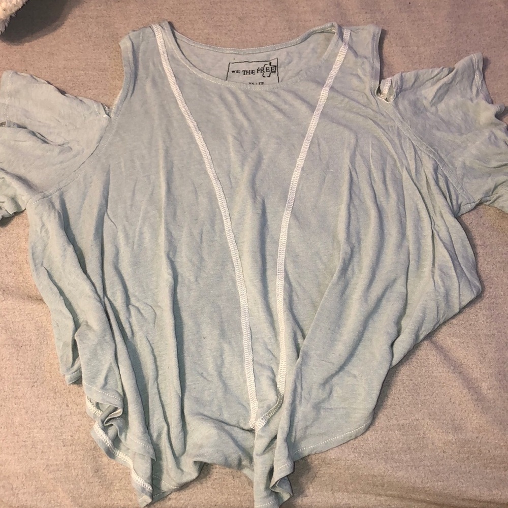 We The Free cold shoulder blouse